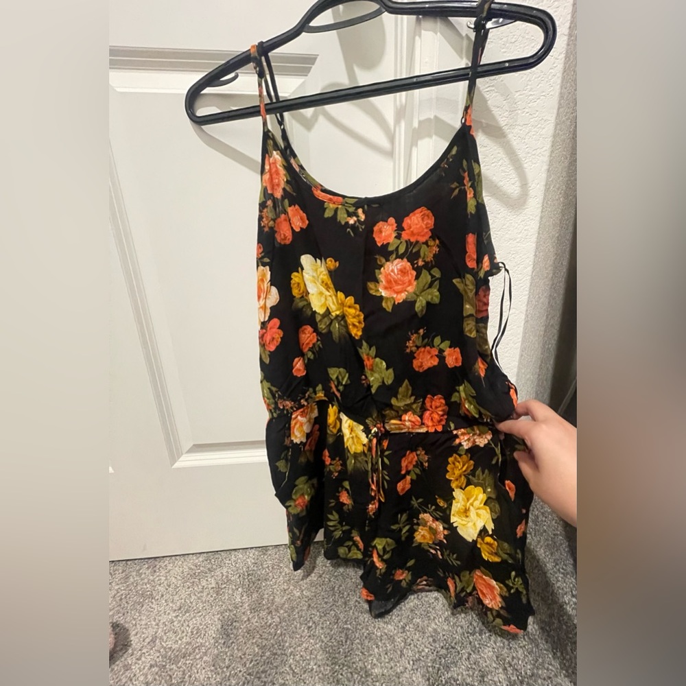 Ambiance floral romper